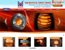 Tablet Screenshot of microtechinductions.com